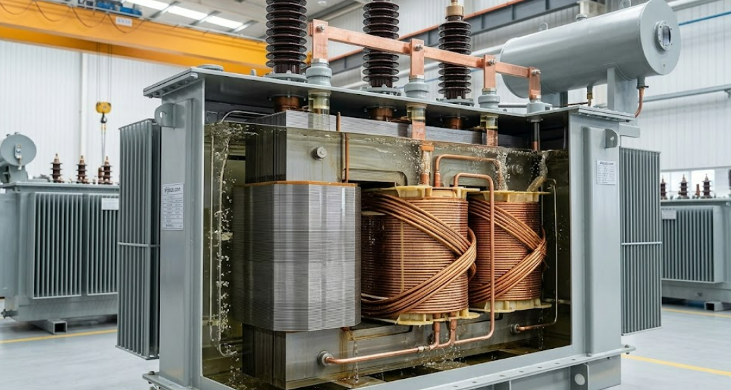 Oil-filled Power Transformer Core.png